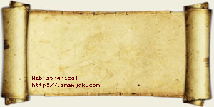 Tamara Rnić vizit kartica